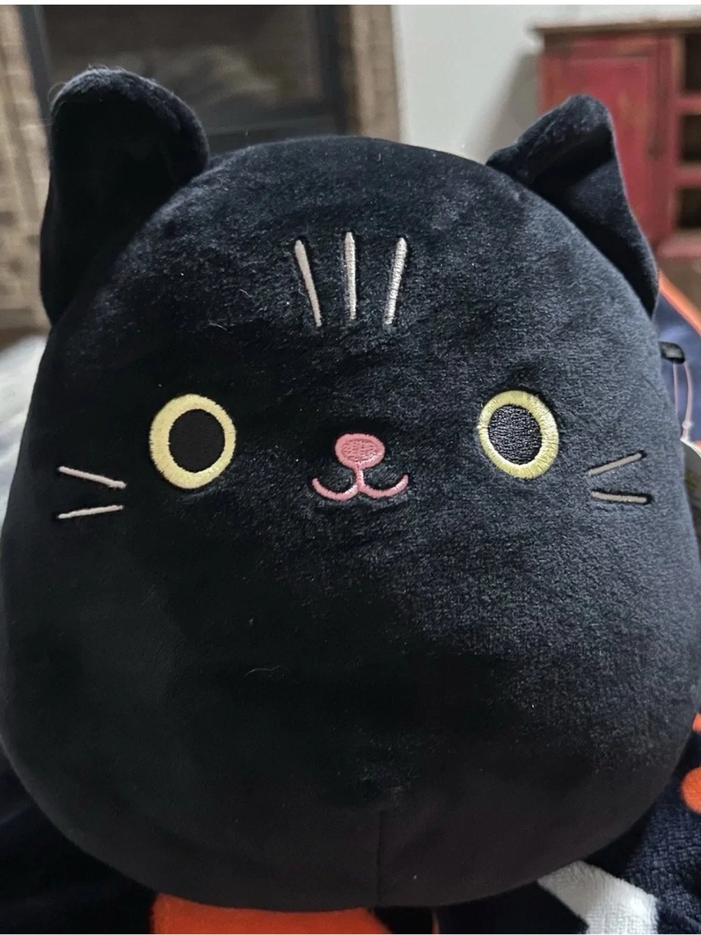 Rare 8” Jamal The Black Cat Squishmallow Hot Topic Exclusive NWT HTF
